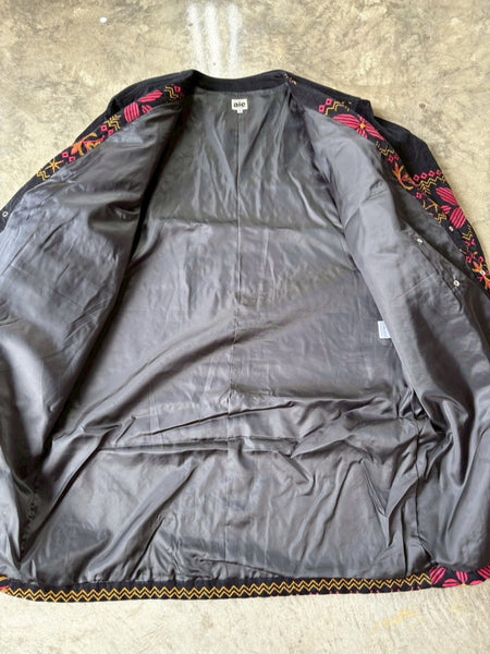 【AIE】WK Shop Coat - 14W Corduroy / Flower