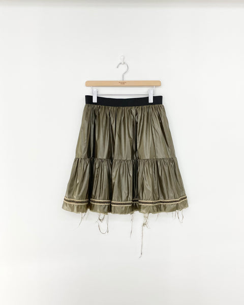 JOURNAL STANDARD SATIN CUT OFF SKIRT