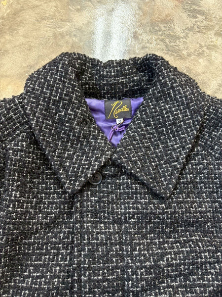 【Needles】Balcollar Coat - W/PE/R/N Tweed
