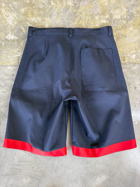 [Traditional Weatherwear] RUBBER SHORT PANTS | NAVY