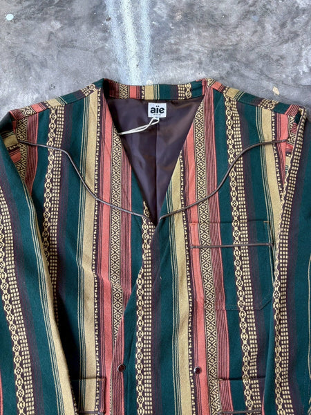 【AIE】WK Shop Coat - Cotton Dobby Stripe