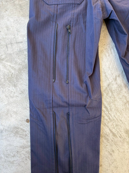 【AIE】PTB Pant - Cotton Herringbone | NAVY