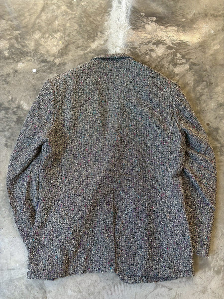 【Needles】2B Jacket - W/R/N/AC/PE Fancy Cloth