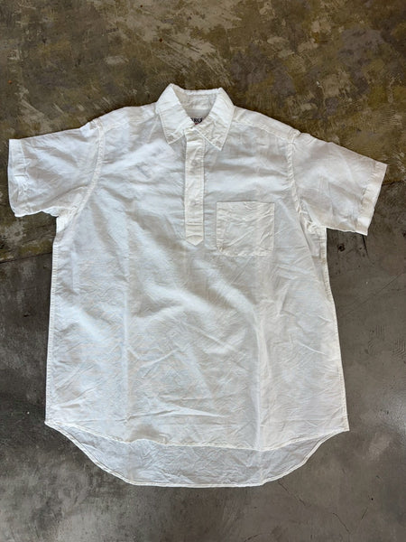【SERO】SHORT SLEEVE OPEN COLLARED SHIRT | WHITE