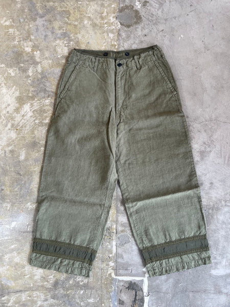 【BRU NA BOINNE】DRESSY HEM PANTS | GREEN