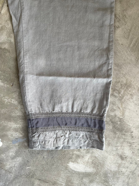 【BRU NA BOINNE】DRESSY HEM PANTS | LIGHT GRAY