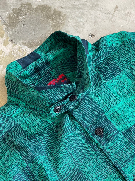 【BRU NA BOINNE】RAINEY CHECK SHIRT | GREEN