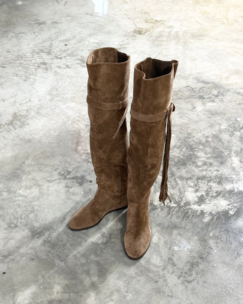 STUART WEITZMAN TROUBADOUR KNEE HIGH BOOTS
