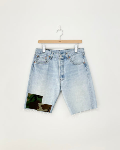 JUMPIN' JAP FLASH 501 REMAKE DENIM SHORT PANTS