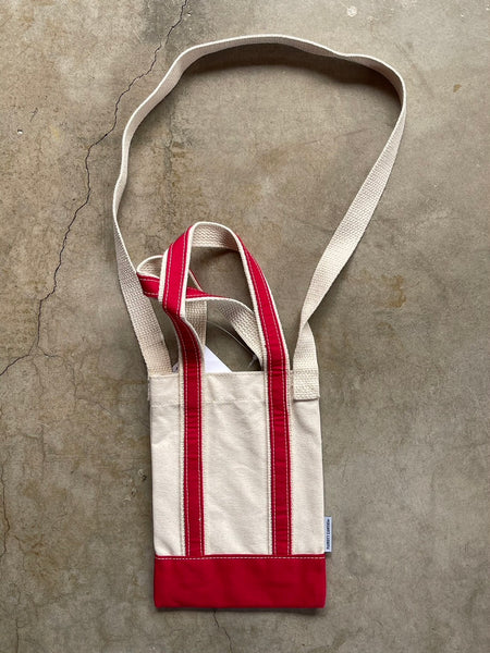 【PARROT CANVAS】SMALL （VERTICAL）TOTE BAG | RED