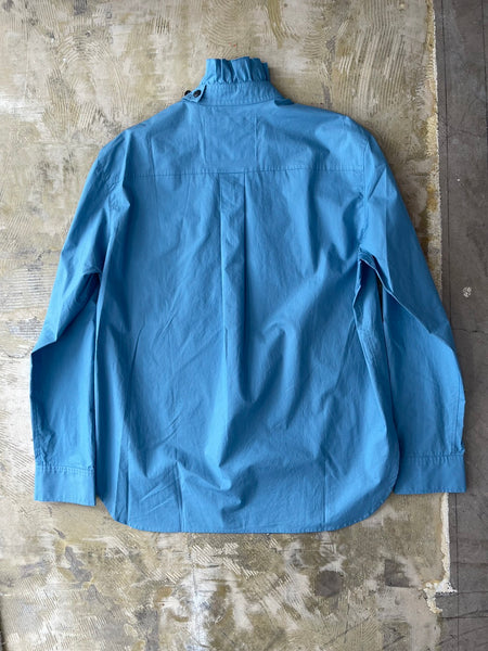 【SEASAW71】PULL OVER LONG BLOUSE | BLUE