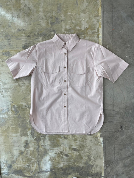 【SEASAW71】SHORT SLEEVE WORK SHIRT | BEIGE