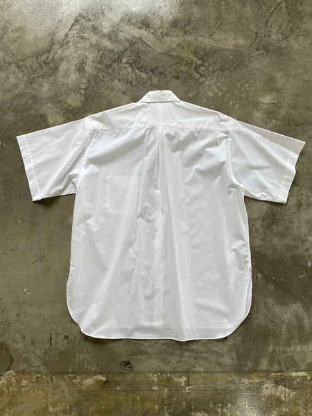 【MARKAWARE】COTTON SHORTSLEEVE SHIRT | WHITE