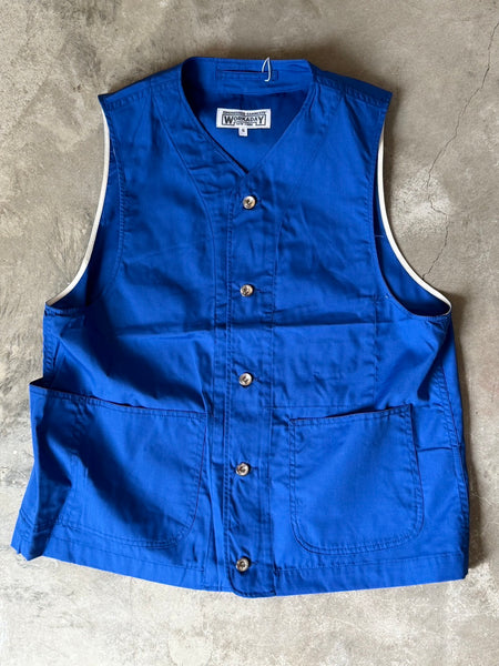 【ENGINEERED GARMENTS WORKADAY】WORK VEST | BLUE