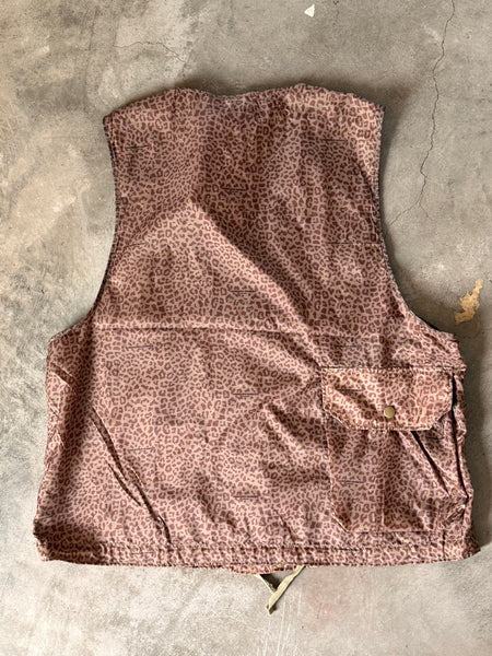 【ENGINEERED GARMENTS】ANIMAL PRINT SAFARI VEST | LEOPARD