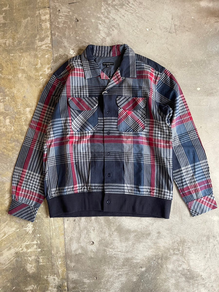 【ENGINEERED GARMENTS】CHECK SHIRT BLOUSON | BLUE