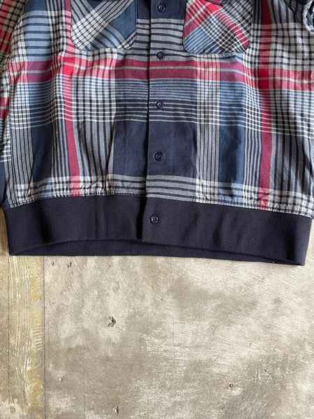 【ENGINEERED GARMENTS】CHECK SHIRT BLOUSON | BLUE