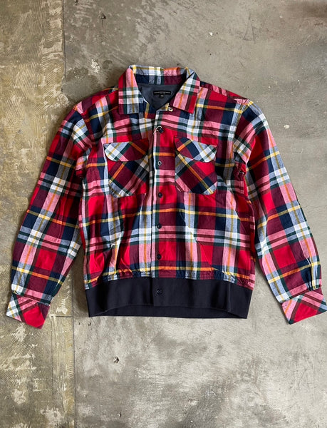 【ENGINEERED GARMENTS】CHECK SHIRT BLOUSON | RED