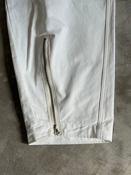 【WELLDER】ZIP PANTS | WHITE