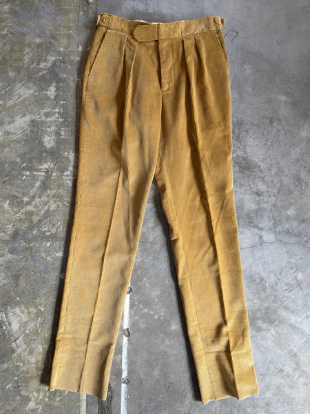 【CORDINGS】CORDUROY TROUSERS | YELLOW