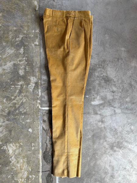 【CORDINGS】CORDUROY TROUSERS | YELLOW