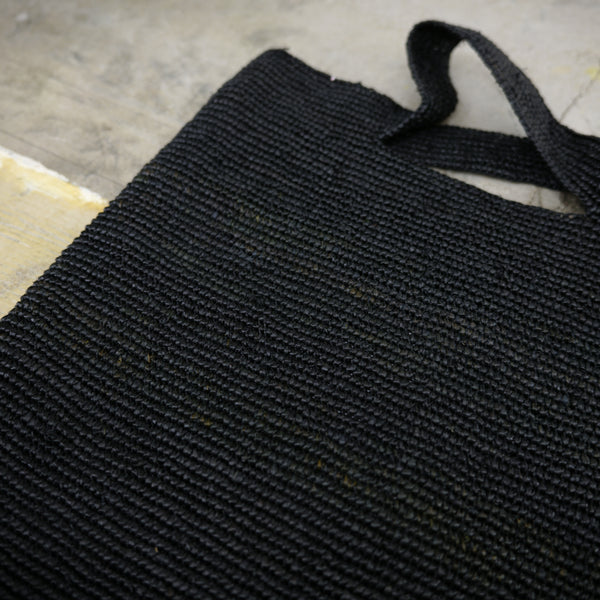 【CAMALYA】RAFFIA MARCHE BAG | BLACK | BEIGE