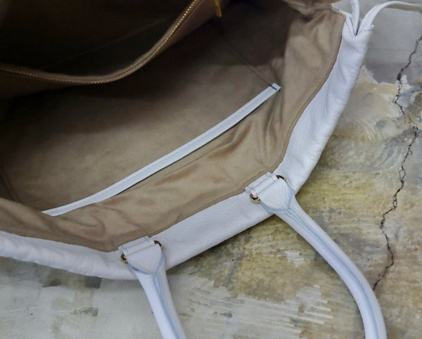 【ORSETTO】HAND BAG | BEIGE | WHITE