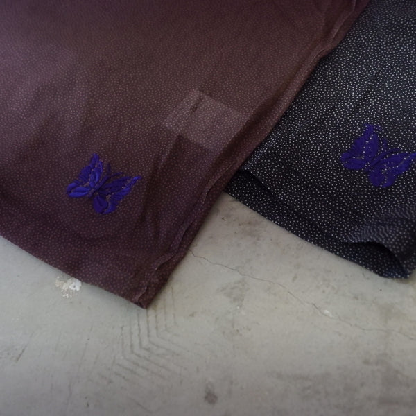 【Needles】SHEER SHIRT | BROWN | BLACK