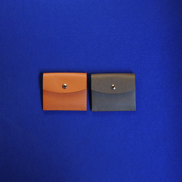 【MAISON de HIROAN】COMPACT COIN PURSE | ORANGE | BEIGE
