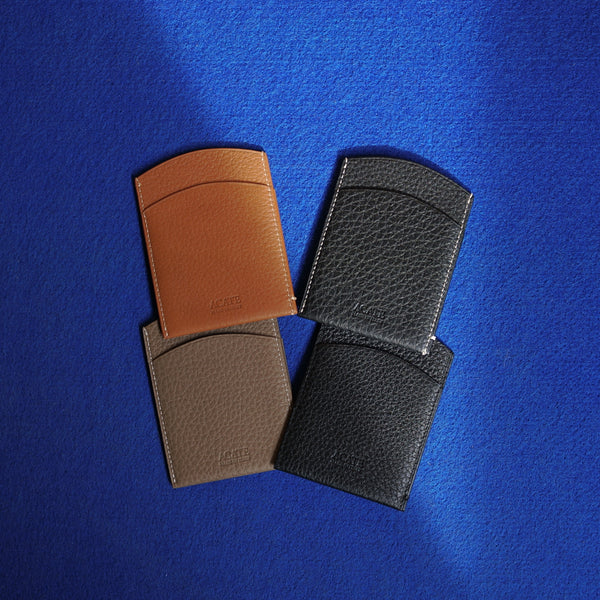 【ACATE】GRECO MULTI MONEY CASE | BEIGE | CAMEL | BLACK × BLACK | BLACK × WHITE