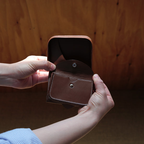 【ED ROBERT JUDSON】CONPACT WALLET（B-GRADE） | BROWN
