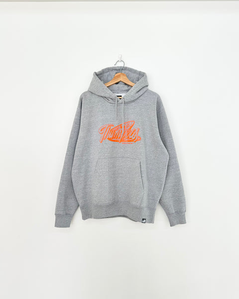 THUMPERS NYC GRAPHIC PULL OVER HOODIE GRAY