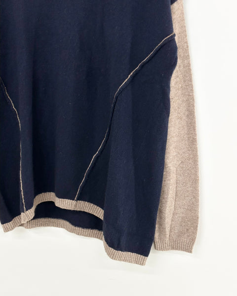 CHARLI STITCH TWO TONE KNIT