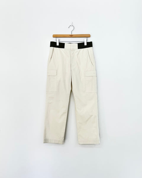 NUMBER M JOUNAL STANDARD RIPSTOP EASY CARGO PANTS WHITE