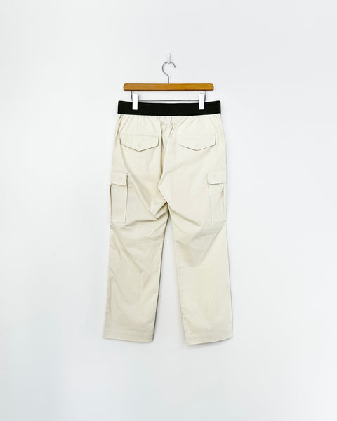 NUMBER M JOUNAL STANDARD RIPSTOP EASY CARGO PANTS WHITE