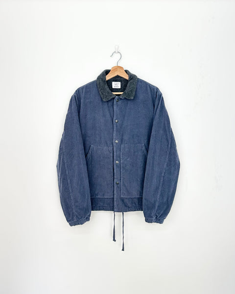 SAVE KHAKI UNITED CORDUROY BOA BLOUSON NAVY