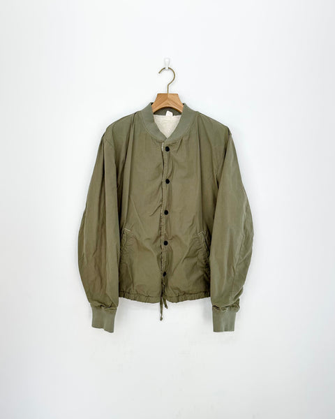 SAVE KHAKI UNITED REVERSIBLE BASEBALL JACKET OLIVE