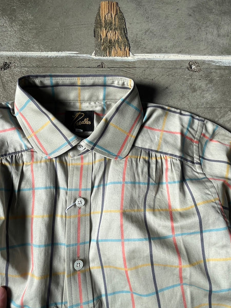 【Needles】ROUND COLLAR EDW SHIRT | PLAID