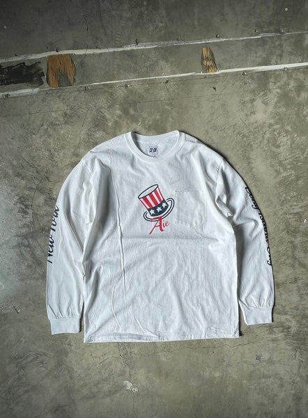 【AiE】PRINTED L/S TEE | WHITE