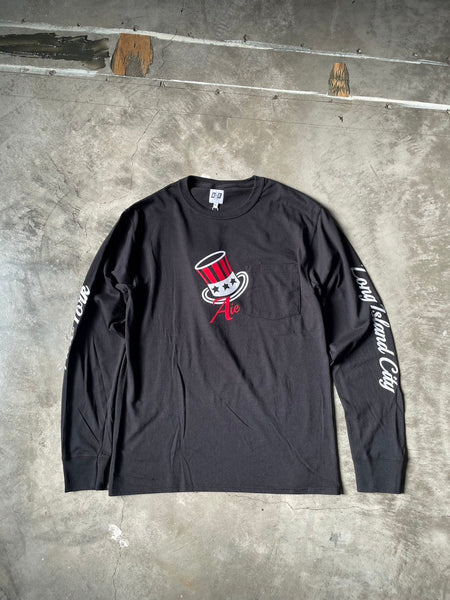 【AiE】PRINTED L/S TEE | BLACK
