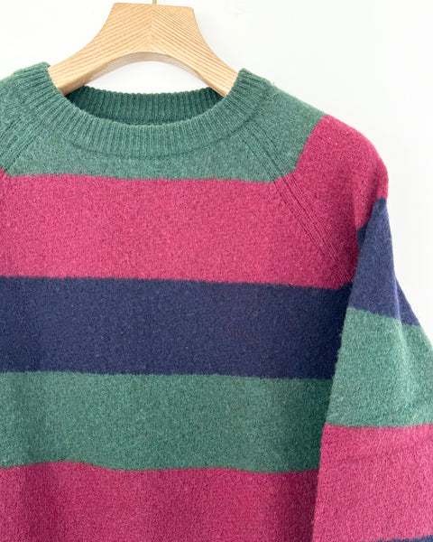 BEAMS BOY BORDER KNIT