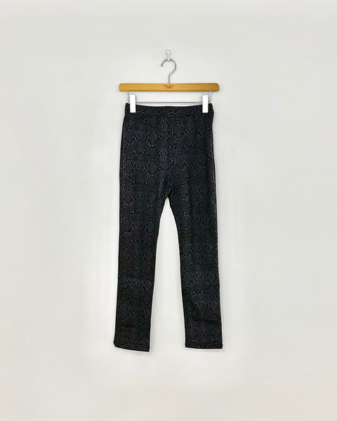 Needles PYTHON SKINNY PANTS CHARCOAL