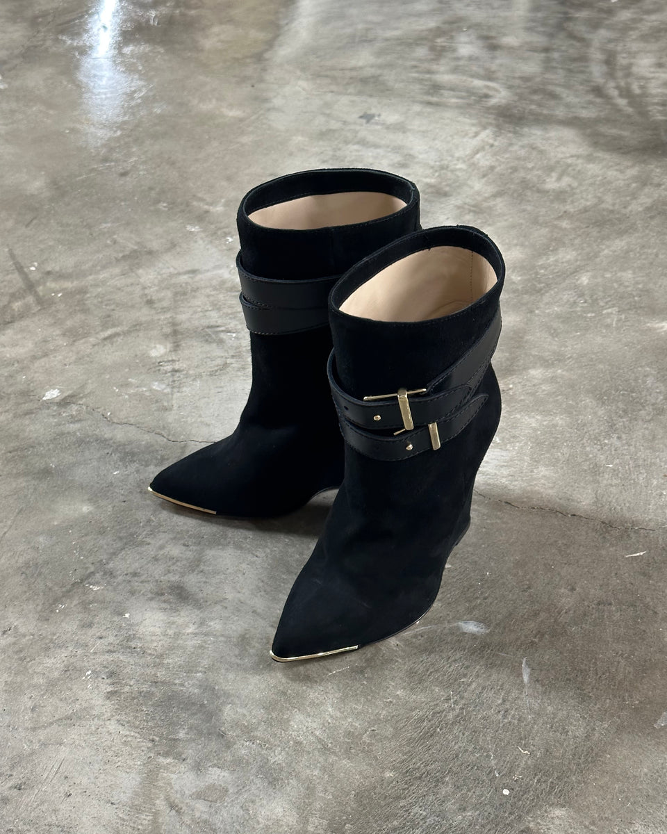 【HOTEL PARTICULIER】BELTED SHORT BOOTS | EDISTORIAL STORE