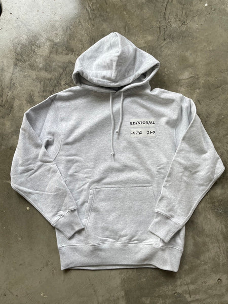 【EDISTORIAL STORE ORIGINAL】HEAVYWEIGHT SWEAT PULLOVER HOODIE | ASH