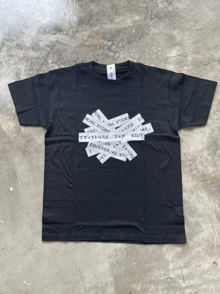 【EDISTORIAL STORE ORIGINAL】TEE-SHIRT | BLACK
