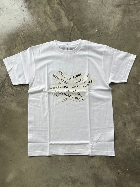【EDISTORIAL STORE ORIGINAL】TEE-SHIRT | WHITE
