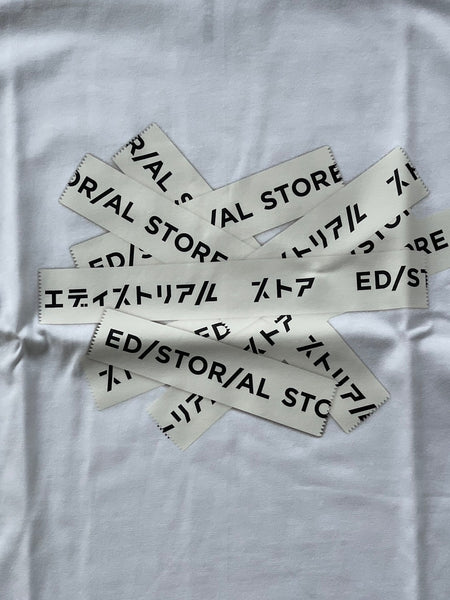 【EDISTORIAL STORE ORIGINAL】TEE-SHIRT | WHITE