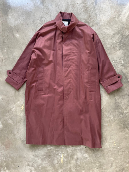 【Text】ORGANIC COTTON BALMACAAN COAT | MARON