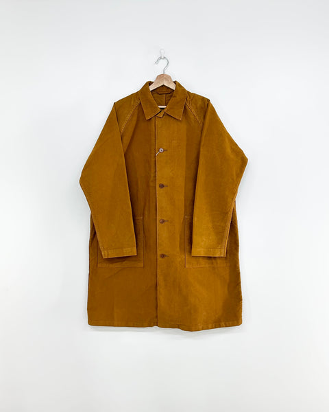 BRU NA BOINNE ARTISAN SUEDE COAT CAMEL