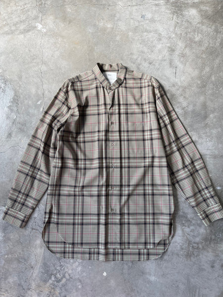 【Text】TROPICAL WOOL SHIRT | CHECK